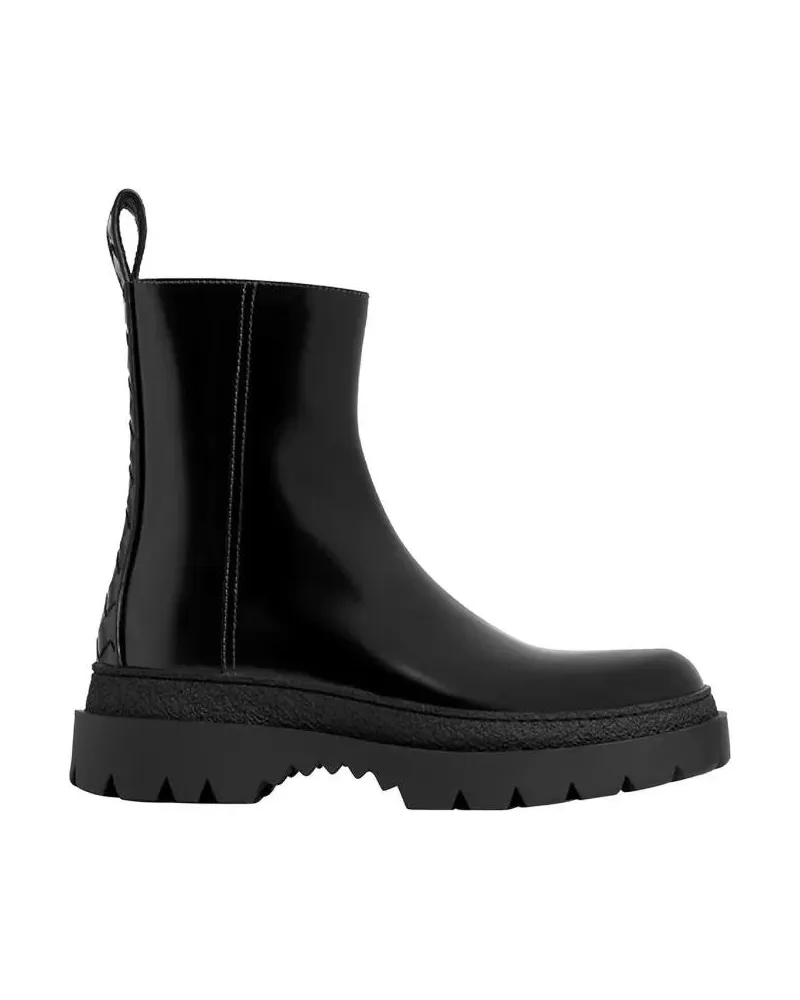 Bottega Veneta Stiefel Highway Leather Boots schwarz Schwarz