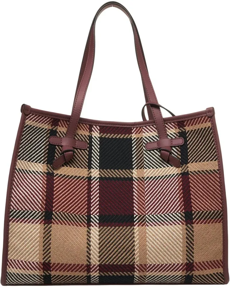 Gianni Chiarini Shopper Shopper with check pattern orange Orange