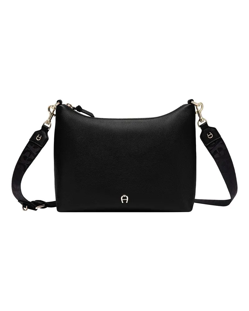 Aigner Crossbody Bags Umhängetasche Zita aus Leder schwarz Schwarz
