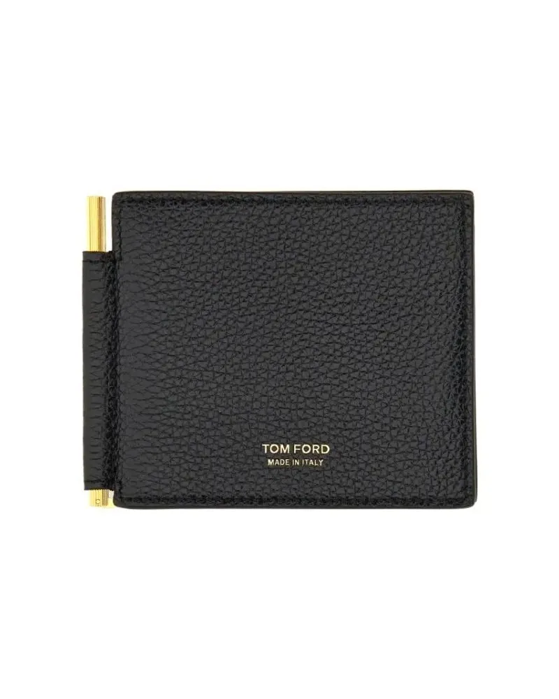 Tom Ford Portemonnaies "T Line" Portfolio Wallet schwarz Schwarz