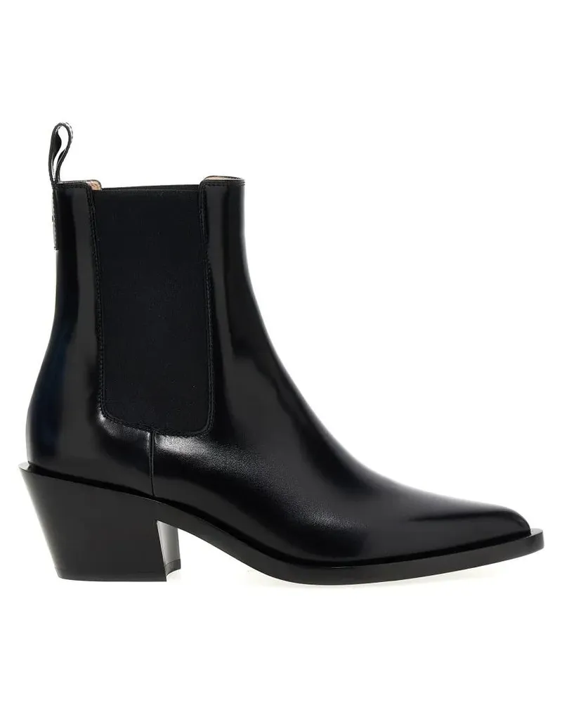 Gianvito Rossi Stiefel 'Wylie' Ankle Boots schwarz Schwarz