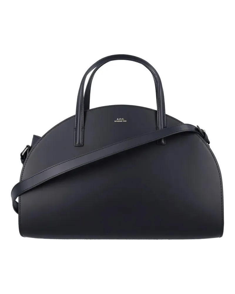 A.P.C. Shopper & Totes Demilune Tote schwarz Schwarz