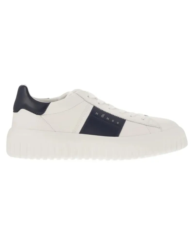 Hogan Low-Top Sneaker H-Stripes Sneakers With Extralight Sole weiß Weiß