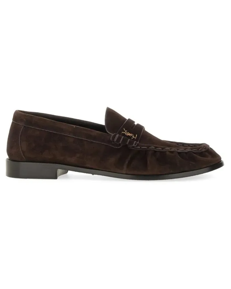 Saint Laurent Loafer Suede "Laurent" Loafer schwarz Schwarz