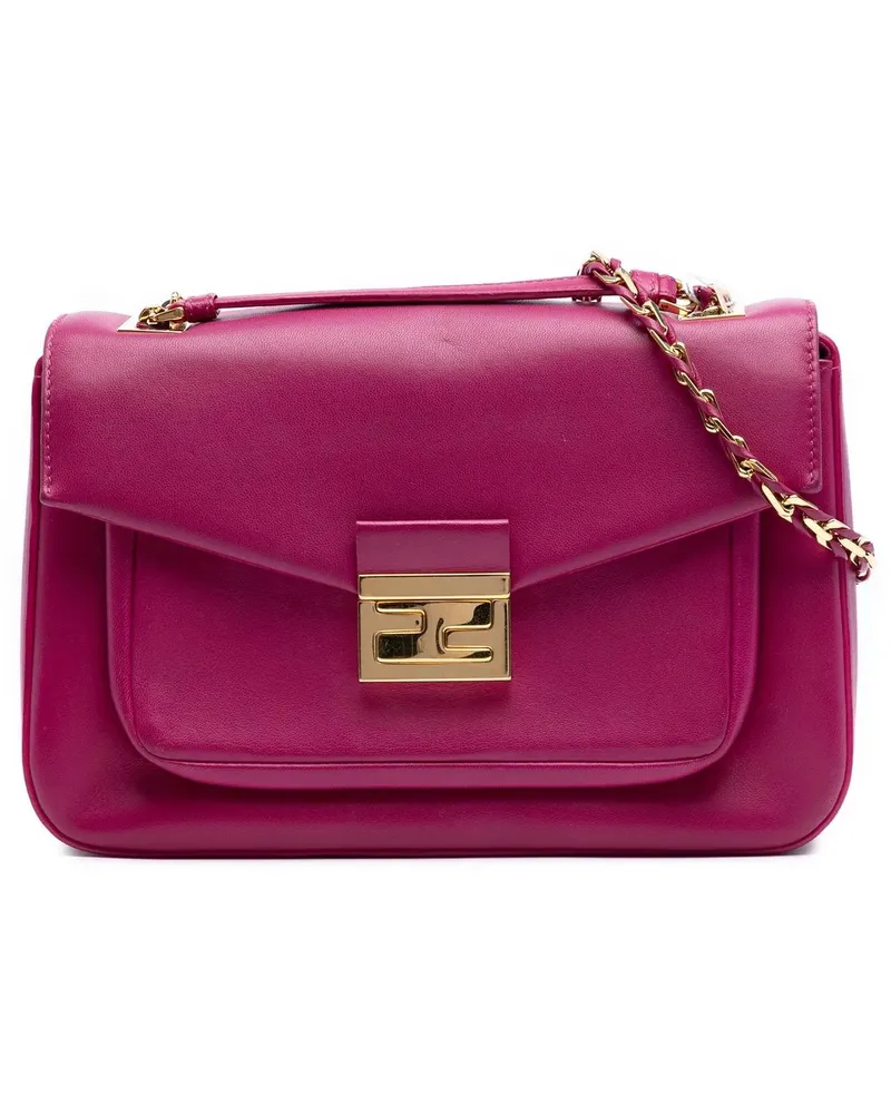 Fendi Hobo Bags Nappa Be Baguette Crossbody rosa Gold