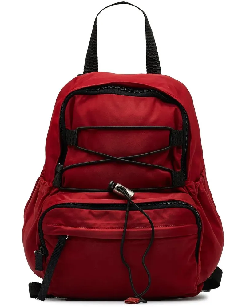 Prada Rucksäcke 20th Tessuto Backpack rot Rot