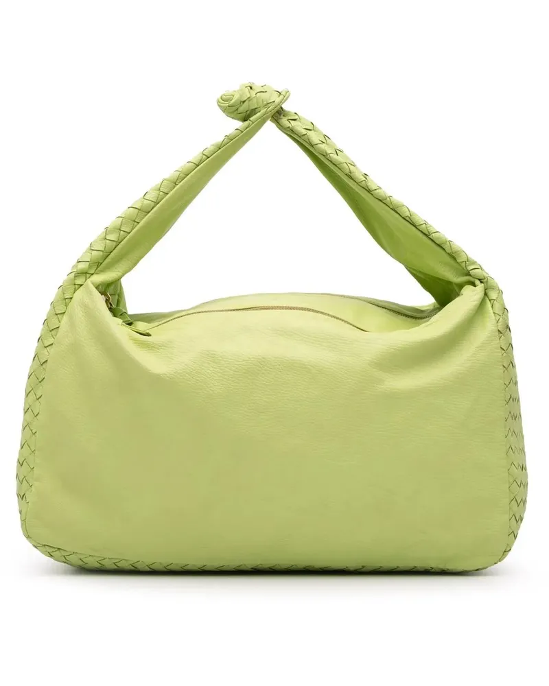 Bottega Veneta Hobo Bags 2000-2011 Nappa Intrecciato Knot Hobo grün Grün