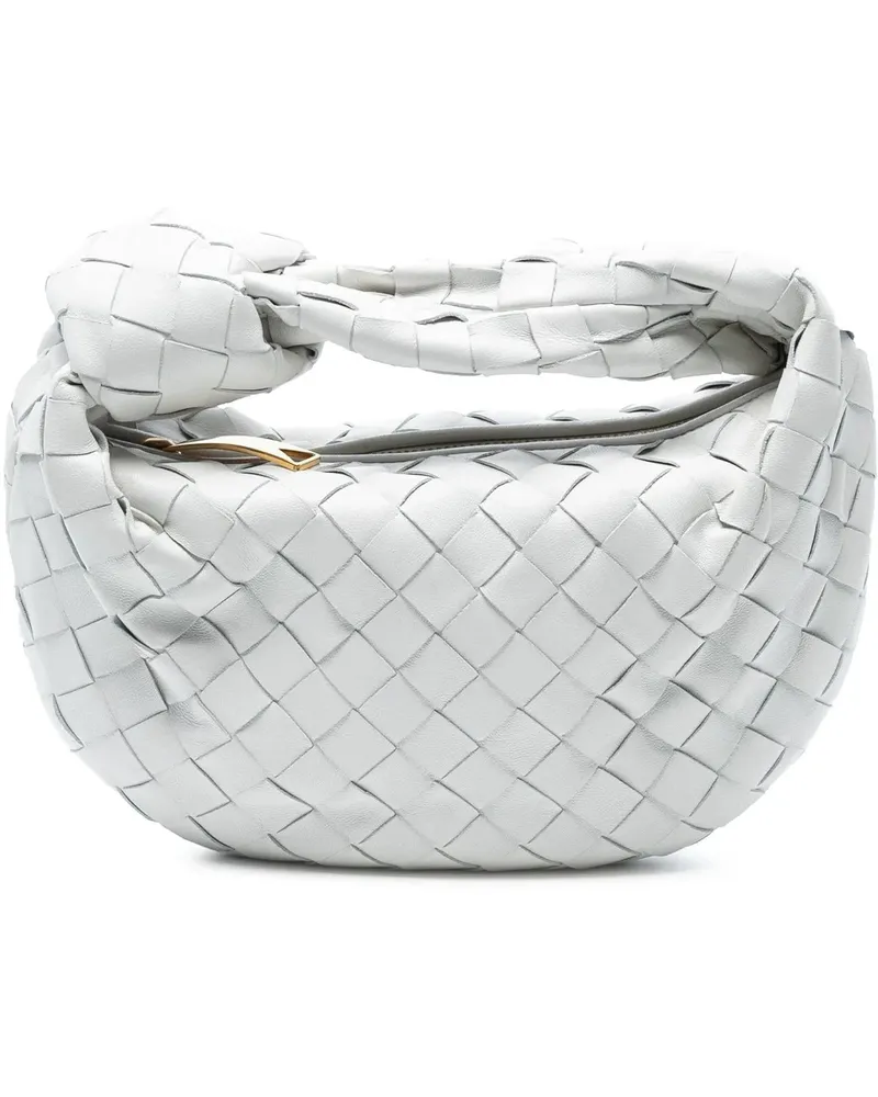 Bottega Veneta Hobo Bags Mini Nappa Intrecciato Jodie weiß Weiß