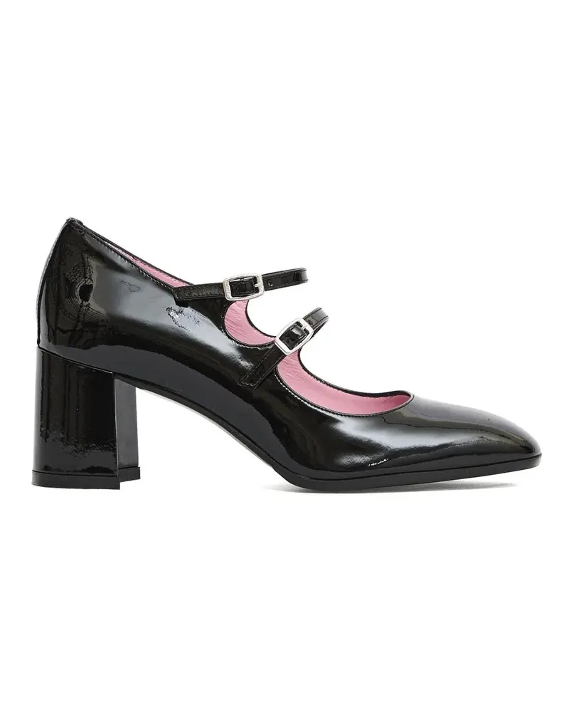 Carel Hohe Schuhe High Heel Mary Jane Pumps With Double Adjustable S schwarz Schwarz