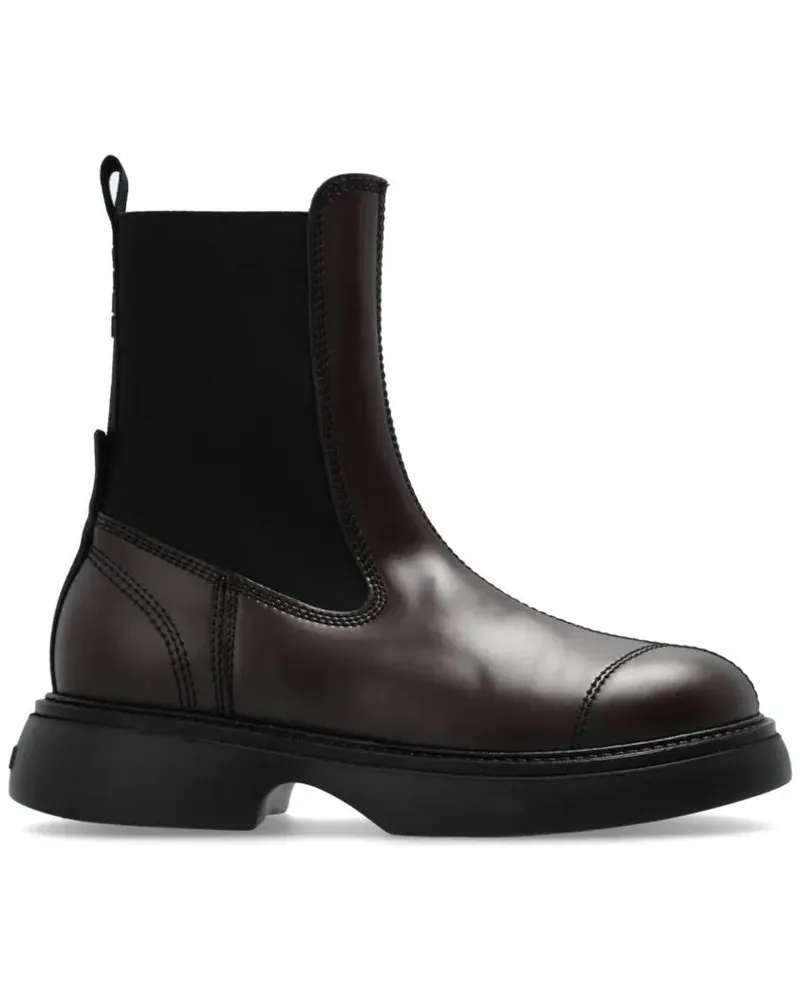 Ganni Stiefel Everyday Mid Chelsea Boot braun Braun