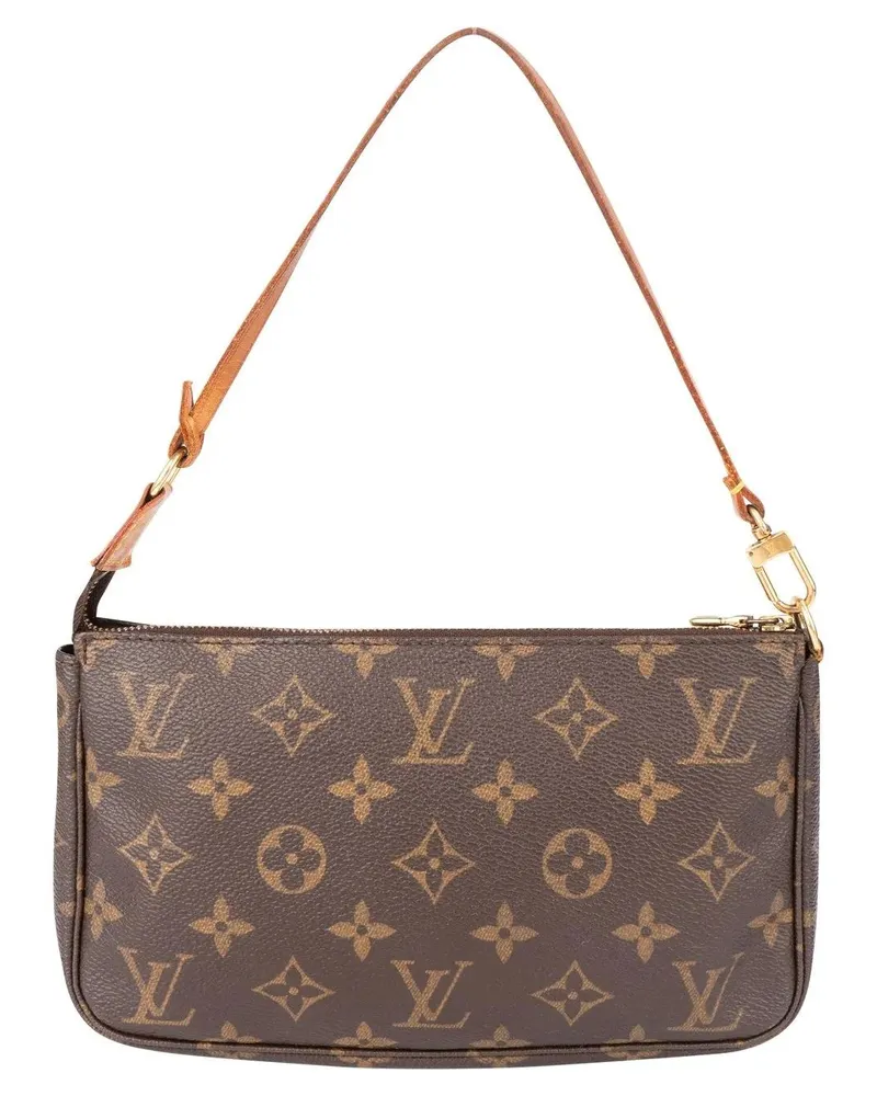 Louis Vuitton Crossbody Bags  Canvas Monogram Pochette Accessoire braun Braun