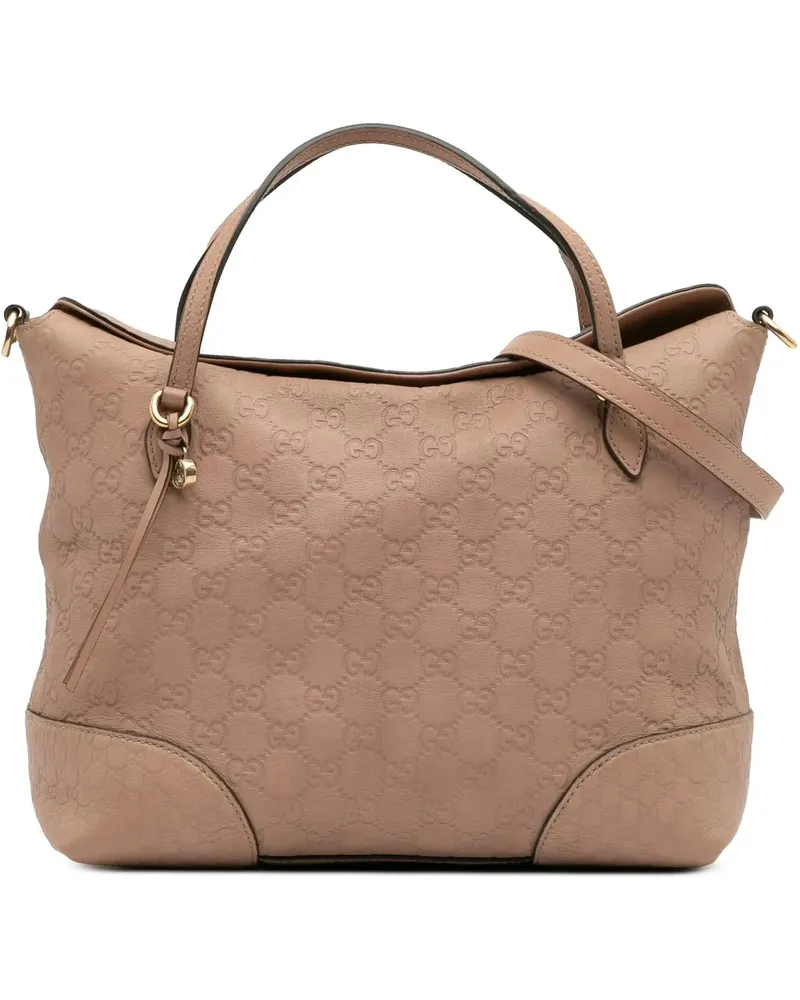 Gucci Hobo Bags Medium ssima Bree Fold Over Tote braun Braun