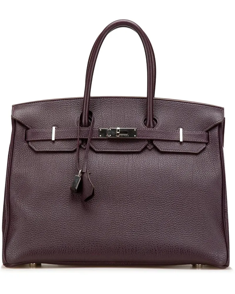 Hermès Crossbody Bags 2012 Togo Birkin Retourne 35 lila Lila