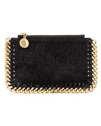 Stella McCartney Portemonnaie Falabella Card Case Schwarz