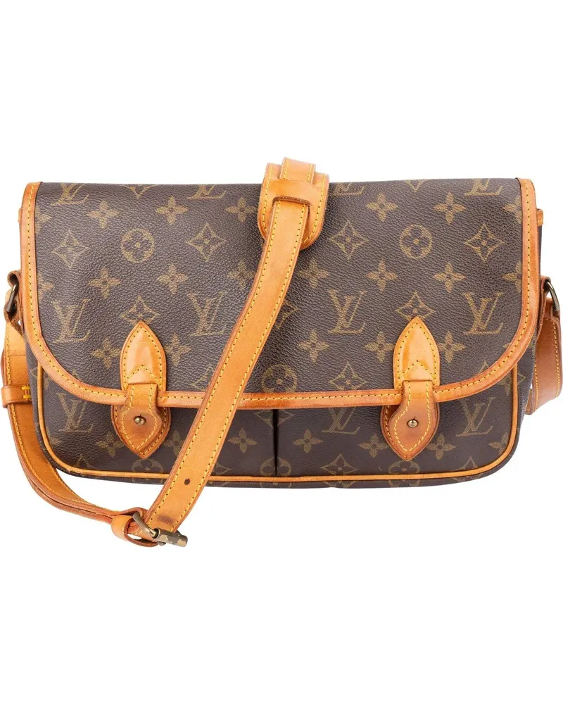 Louis Vuitton Crossbody Bags  Canvas Monogram Gibeciere PM Crossbo braun Braun