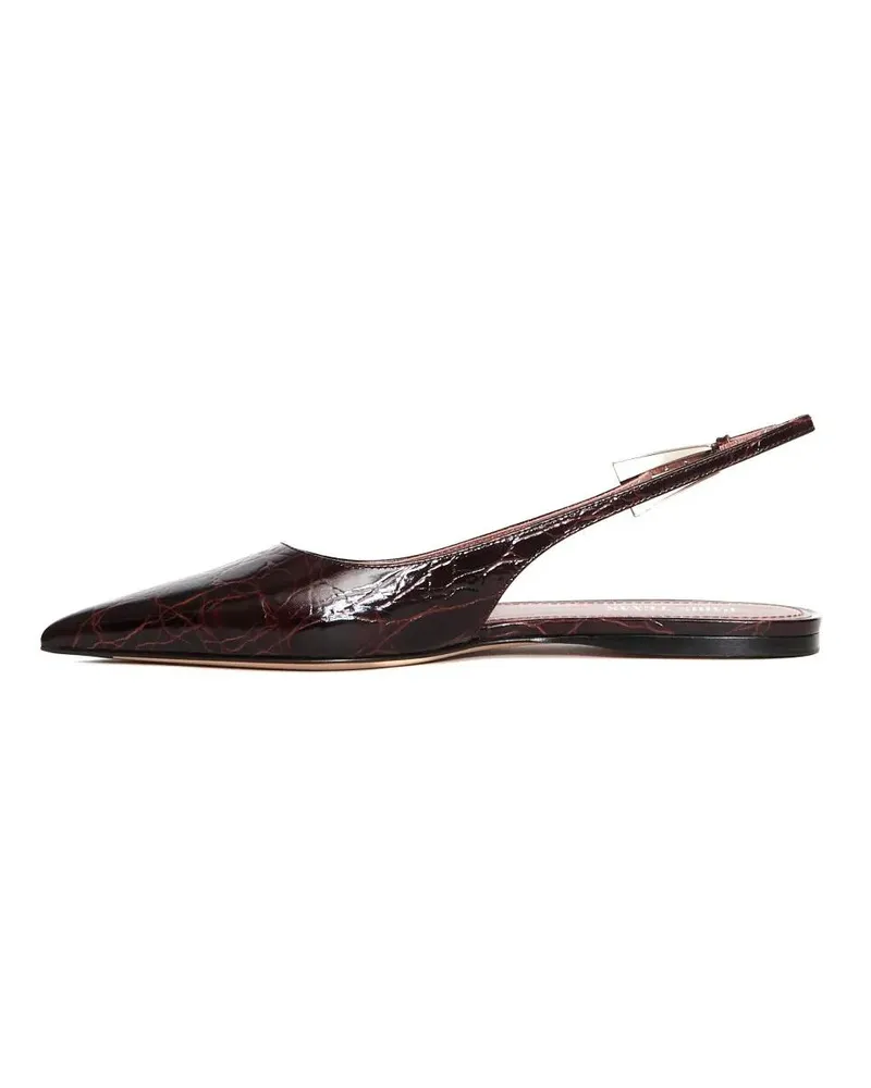 Paris Texas Hohe Schuhe Jessica Slingback Flat 10 schwarz Schwarz