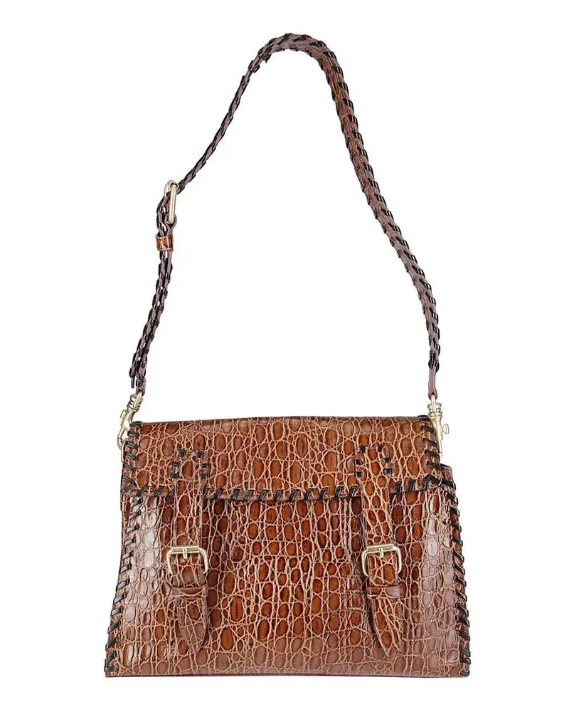 Dries van Noten Hobo Bags 00100-Bw252-Satchel406-596 W.L.Bag braun Braun