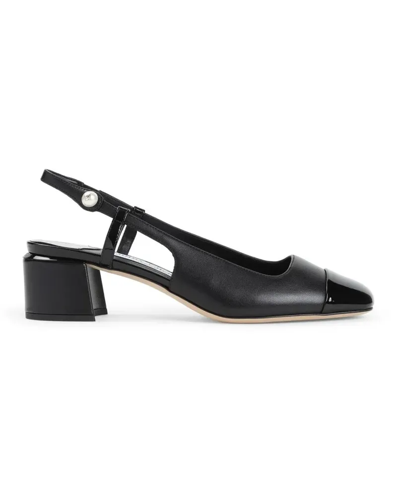 Jimmy Choo Hohe Schuhe Patent Leather Pumps With Slingback And Decorative schwarz Schwarz