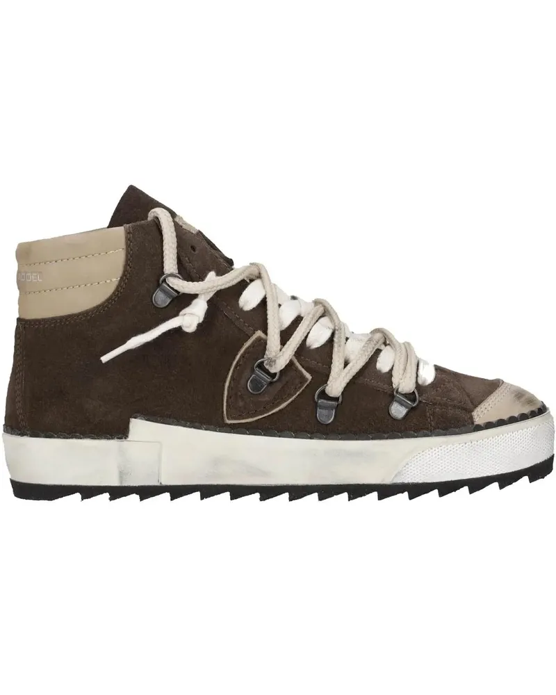 Philippe Model Low-Top Sneaker Dames Prsx High Woman braun Braun