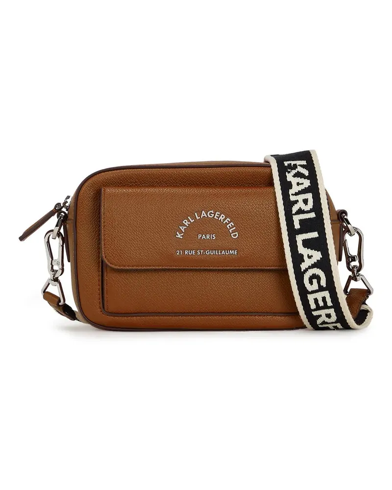 Karl Lagerfeld Crossbody Bags RUE ST-GUILLAUME METALL-UMHÄNGETASCHE braun Braun