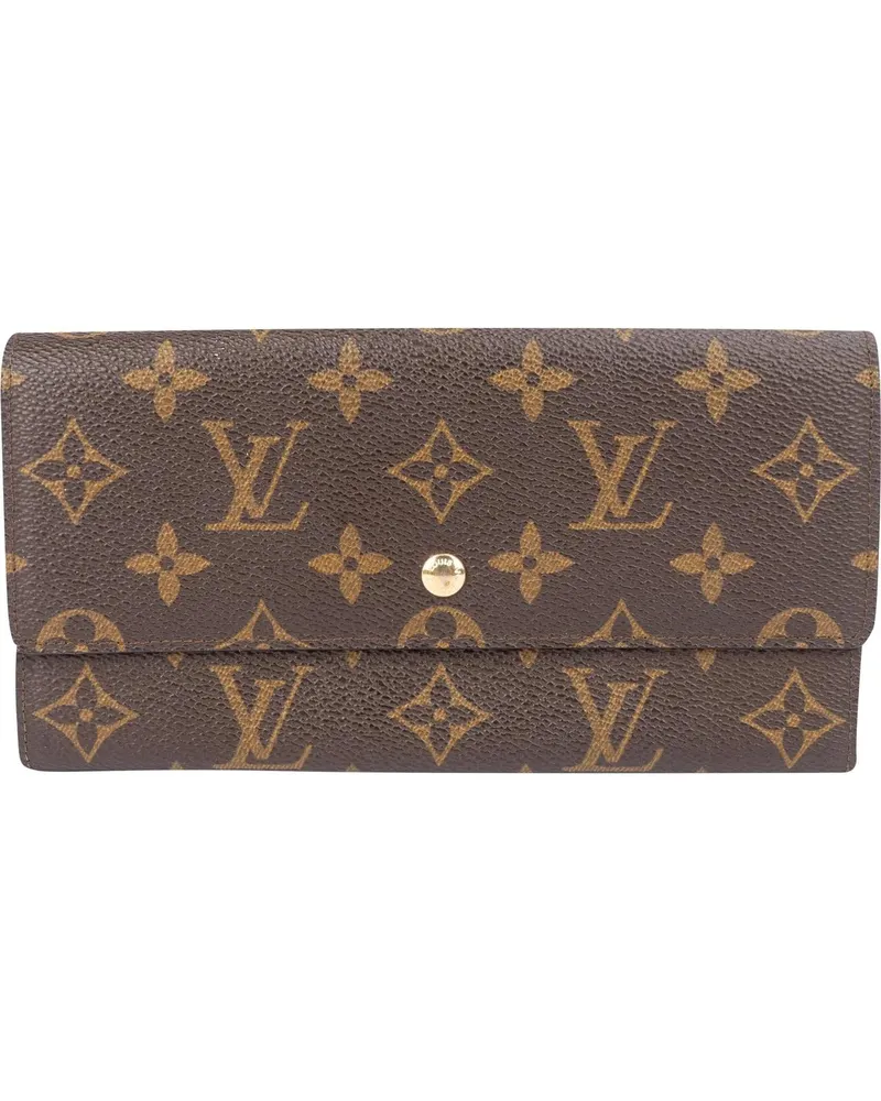 Louis Vuitton Portemonnaie  Canvas Monogram Sarah Wallet braun Braun