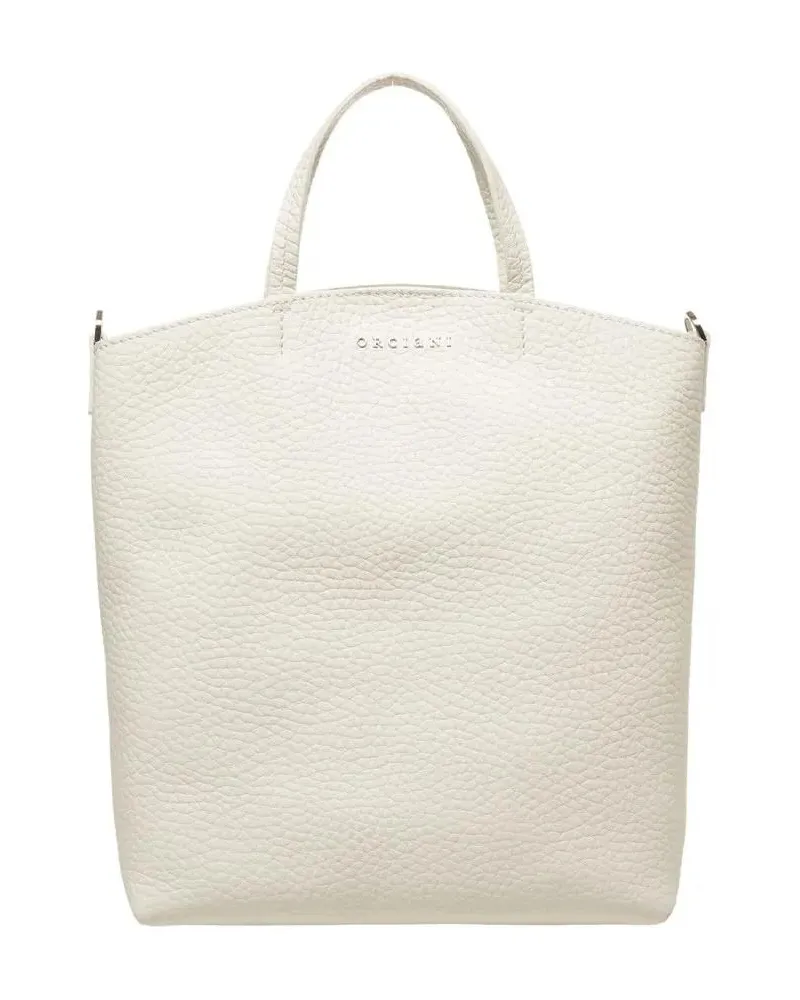 Orciani Shopper & Totes Ladylike S' Leather Shopper weiß Weiß