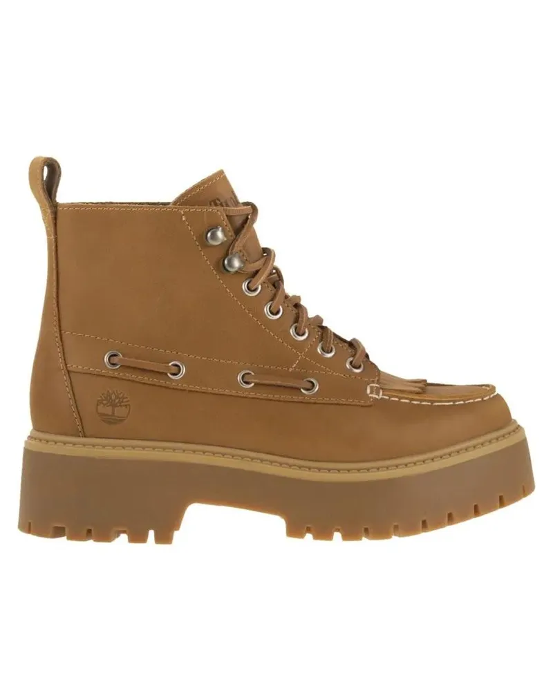 Timberland Stiefel Stone Street - Fringed Boot With Platform braun Braun
