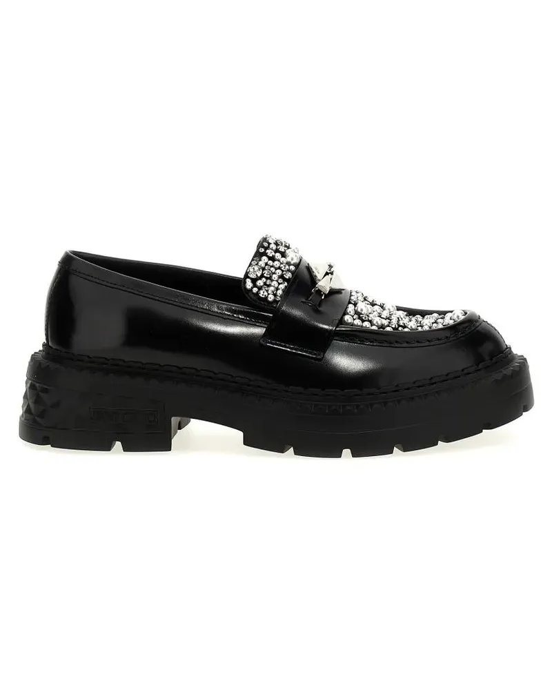 Jimmy Choo Marlow Diamond' Loafers schwarz Schwarz