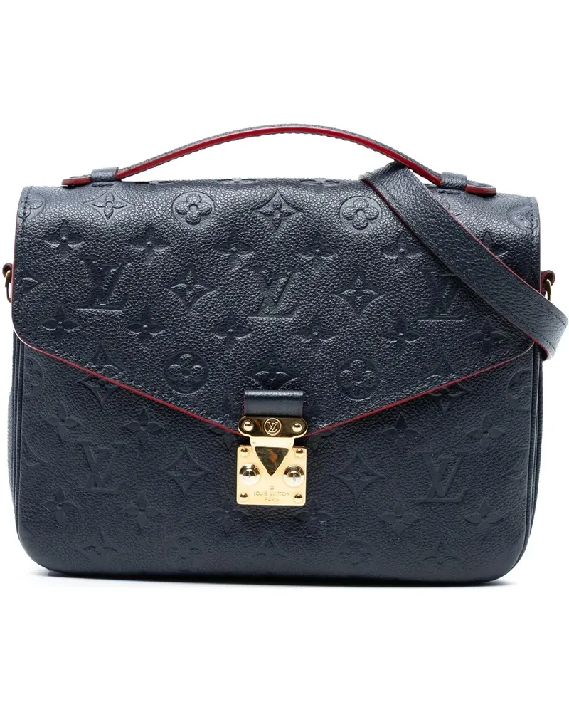 Louis Vuitton Hobo Bags Monogram Empreinte Pochette Metis blau Blau