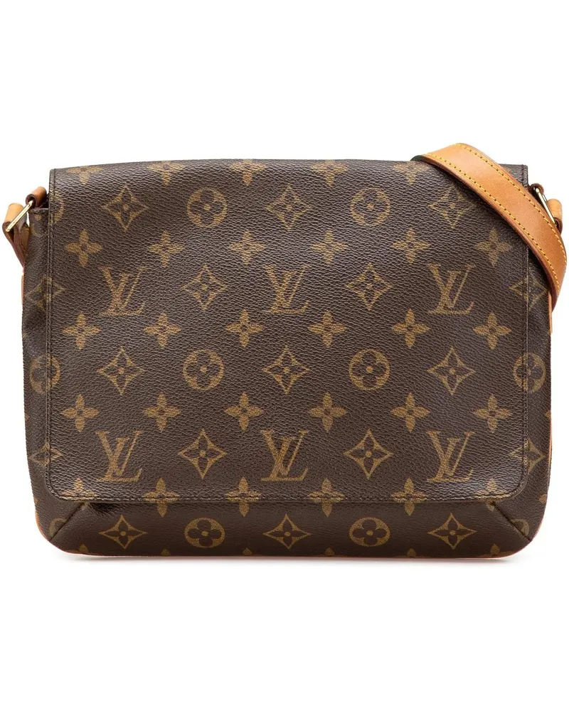 Louis Vuitton Hobo Bags 2001 Monogram Musette Tango Short Strap braun Braun