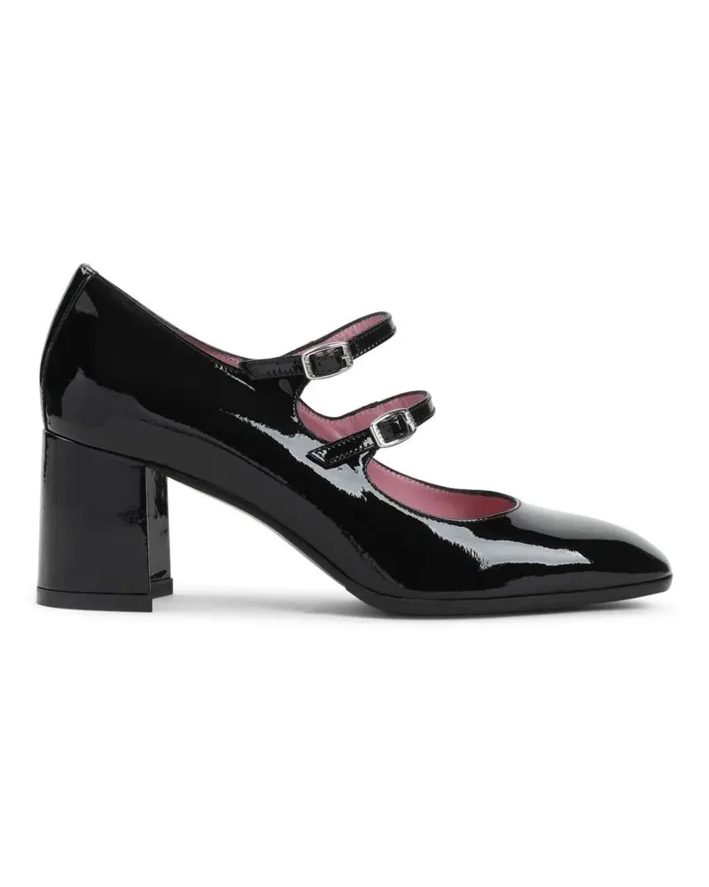 Carel Hohe Schuhe Black Patent Leather Pump schwarz Schwarz