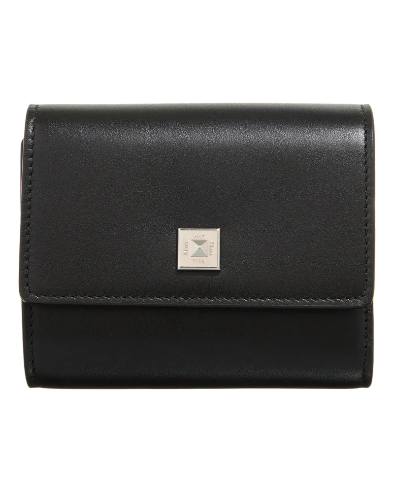 Max Mara Portemonnaie Compact Wallet Schwarz