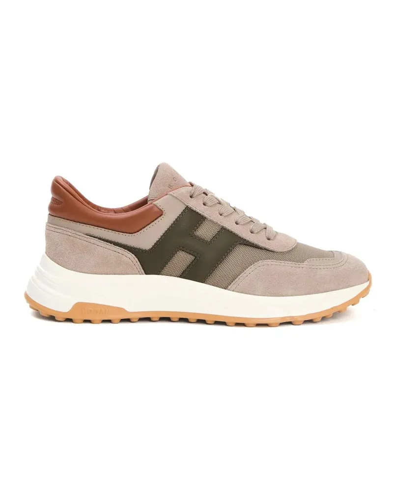 Hogan Low-Top Sneaker Hyperlight Cam Mud Fabric H Green Sneakers beige Beige