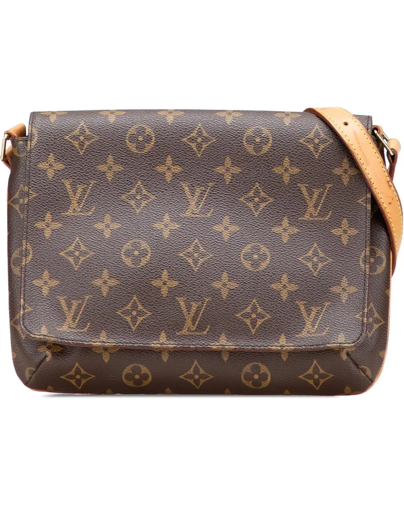 Louis Vuitton Hobo Bags Monogram Musette Tango Short Strap braun Braun
