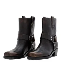 Paris Texas Boots & Stiefeletten 45Mm Roxy Brushed Leather Ankle Boots Schwarz