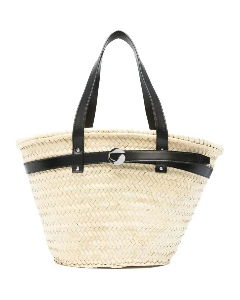 COPERNI Crossbody Bags Woven Design Handbag With Dual Flat Top Handles beige Beige