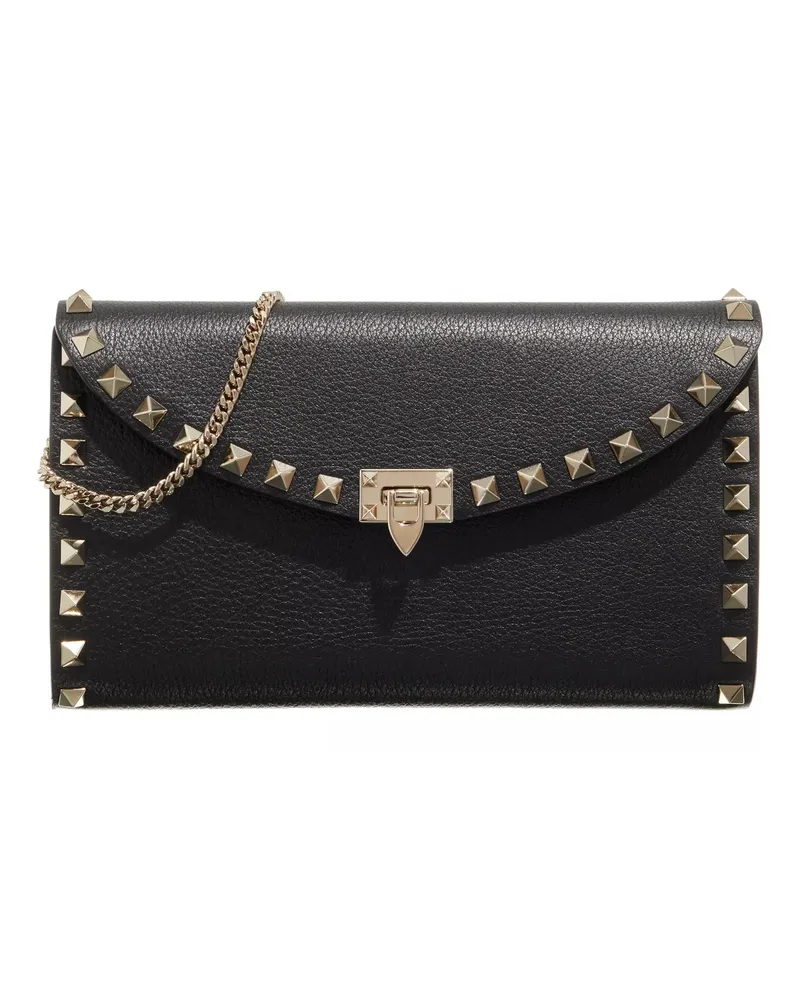 Valentino Garavani Crossbody Bags Wallet On Chain Rockstud schwarz Schwarz