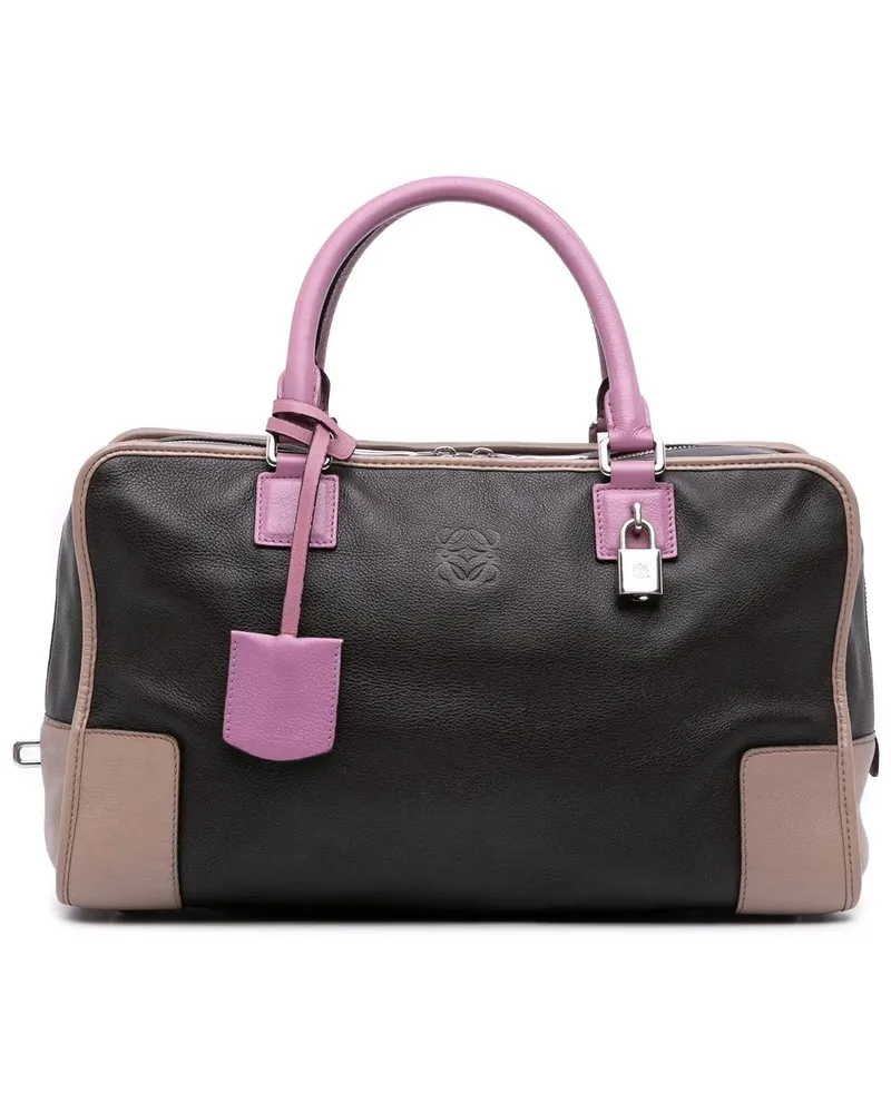 Loewe Crossbody Bags Tricolor Goatskin Amazona 36 braun Braun