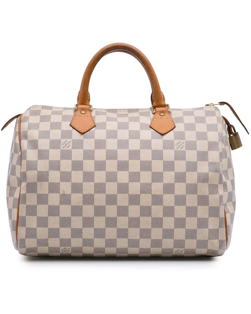 Louis Vuitton Crossbody Bags Damier Azur Speedy 30 weiß Weiß
