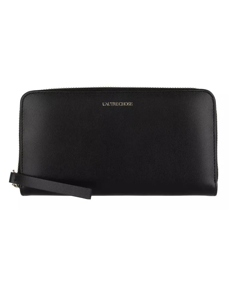 L'Autre Chose Portemonnaie Zip Around Wallet Tresor schwarz Schwarz