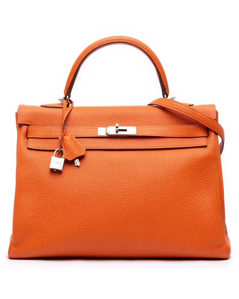 Hermès Hobo Bags Togo Kelly II Retourne 35 orange Orange