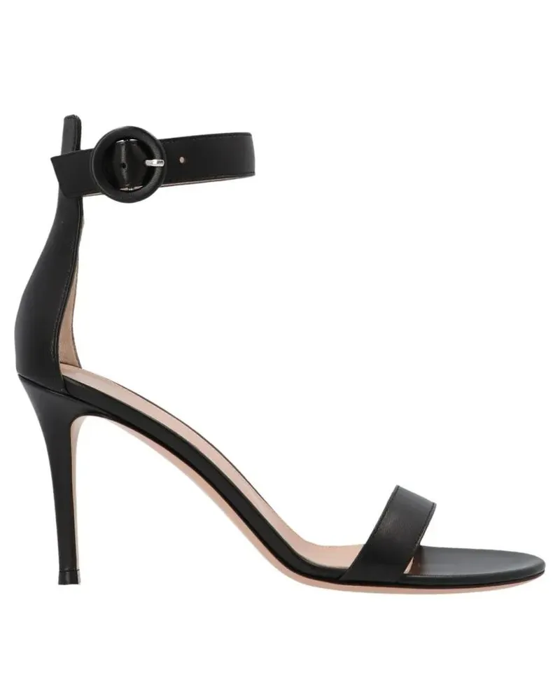 Gianvito Rossi Sandalen 'Portofino’ Sandals schwarz Schwarz