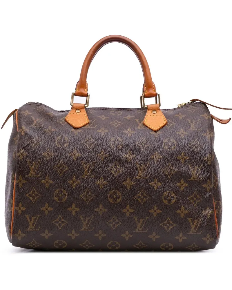 Louis Vuitton Crossbody Bags Monogram Speedy 30 braun Braun