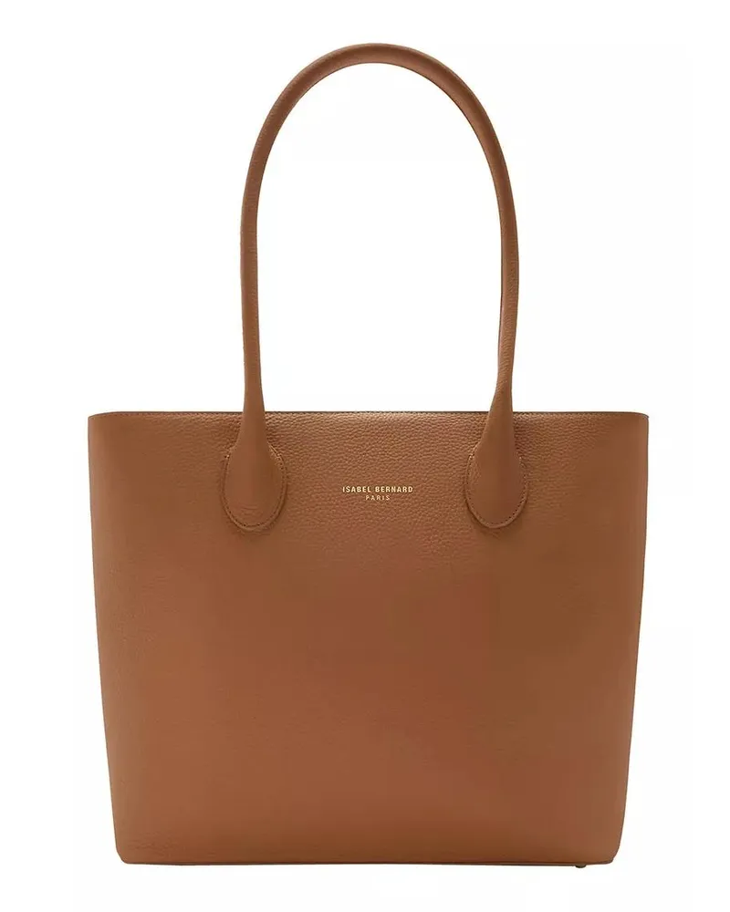 Isabel Bernard Shopper Honoré Lysanne Camel Calfskin Leather Shoulder Bag cognacbraun Cognacbraun