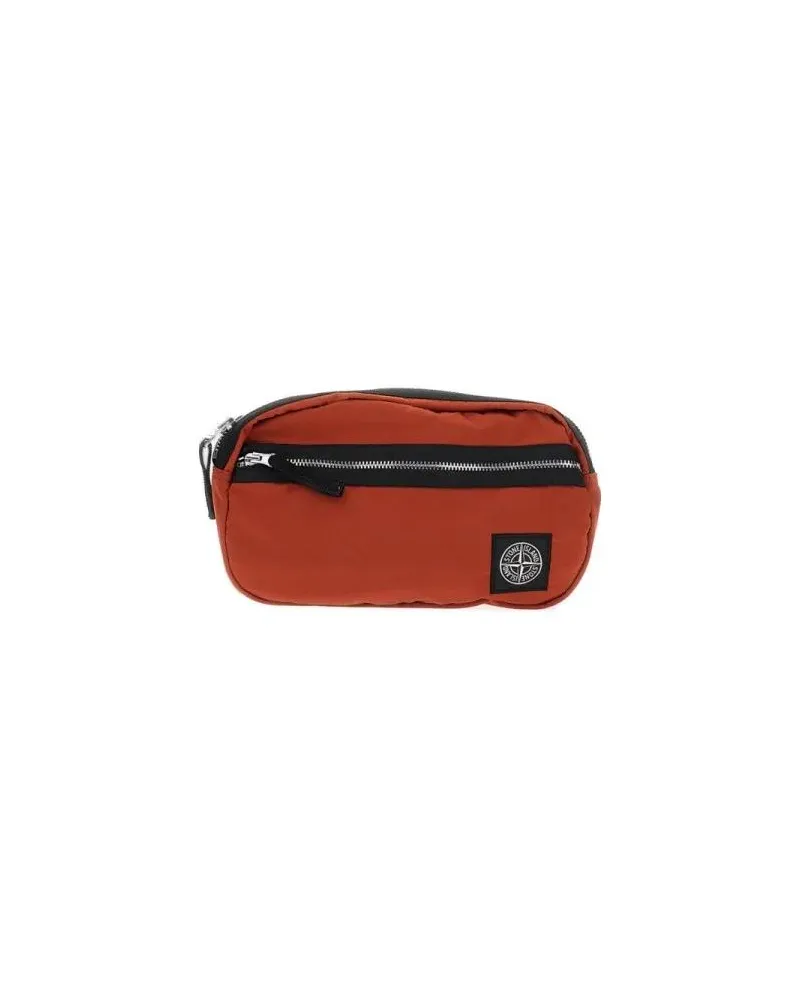 Stone Island Bauchtaschen Adjustable Belt Bag With Front Logo orange Orange