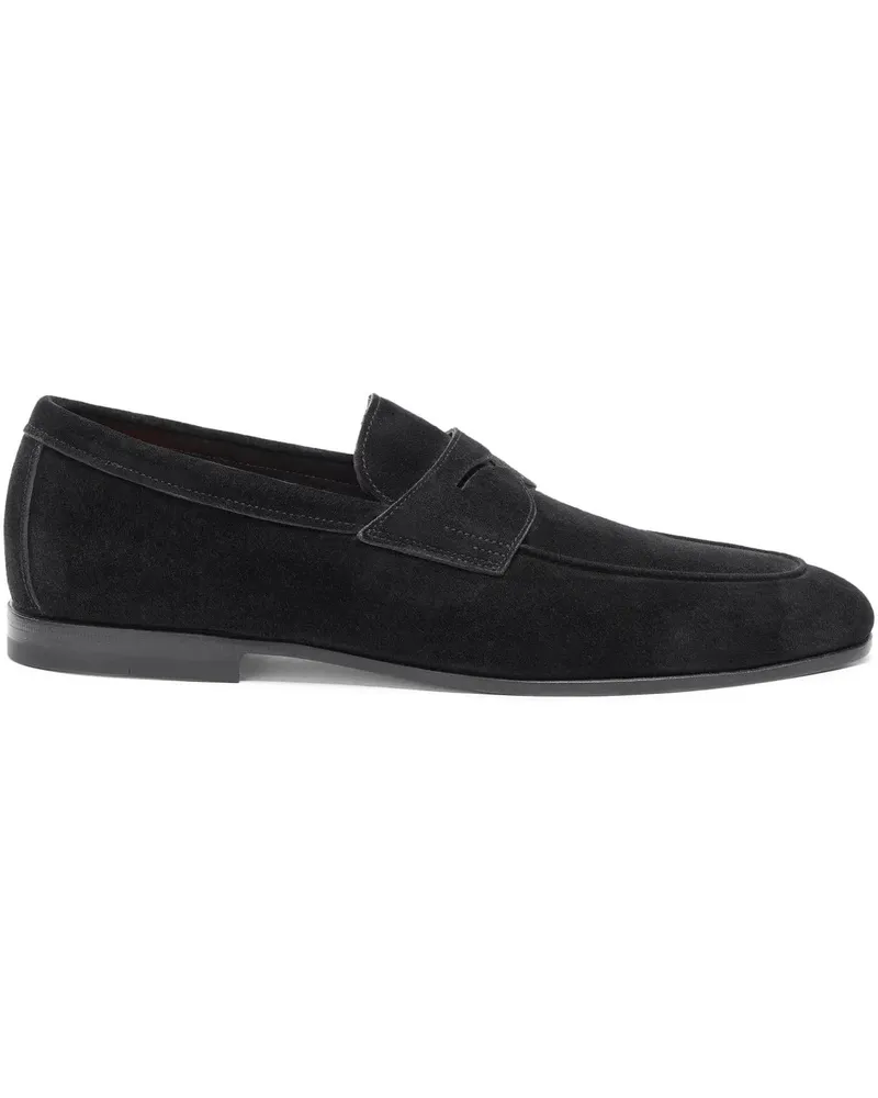 Santoni Loafer Men's suede Carlo loafer weiß Weiß