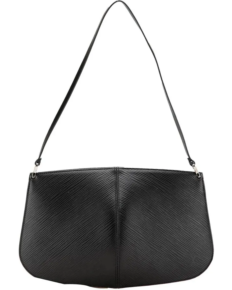 Louis Vuitton Hobo Bags 2001 Epi Demi Lune Pochette schwarz Schwarz