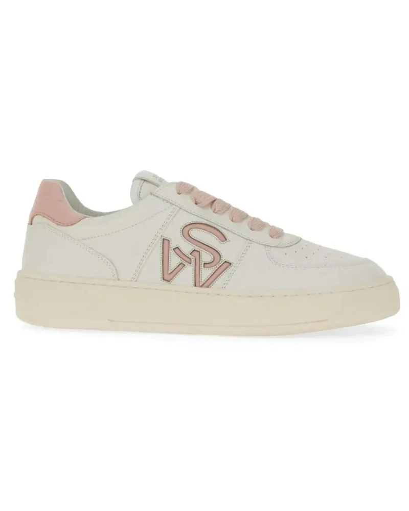 Stuart Weitzman Low-Top Sneaker Sneaker With Logo weiß Weiß