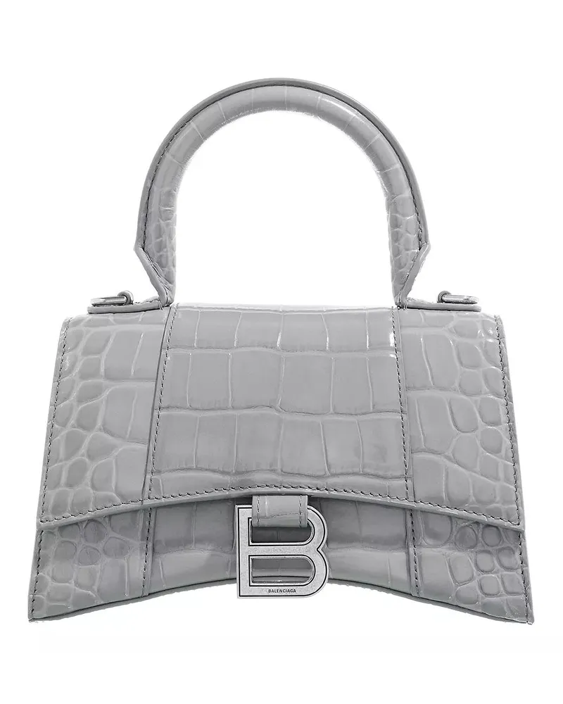 Balenciaga Crossbody Bags Hourglass Top Handle XS Shoulder Bag grau Grau
