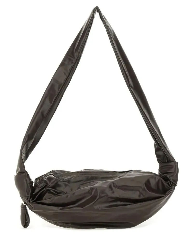 Christophe Lemaire Hobo Bags Croissant Bag Soft Small braun Braun